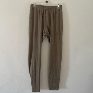 Massif FR Hot Johns Men's Size M Flame Resistant Military Base Layer Pants Tan